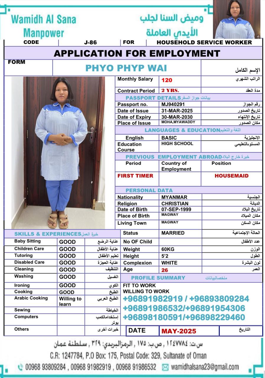 PHYO PHYO WAI